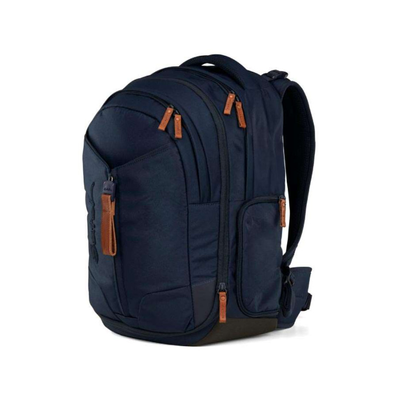 SATCH Schulrucksack MATCH (Modell 2025) - Nordic Blue seitliche Front links