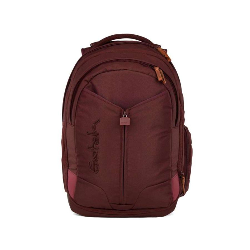 SATCH Schulrucksack MATCH (Modell 2025) - Nordic Ruby Front ohne Reißverschluss