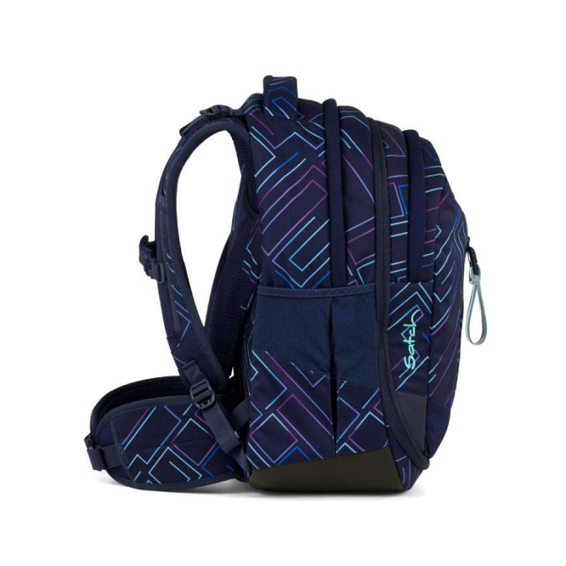 SATCH Schulrucksack MATCH (Modell 2025) - Purple Laser seitlich rechts