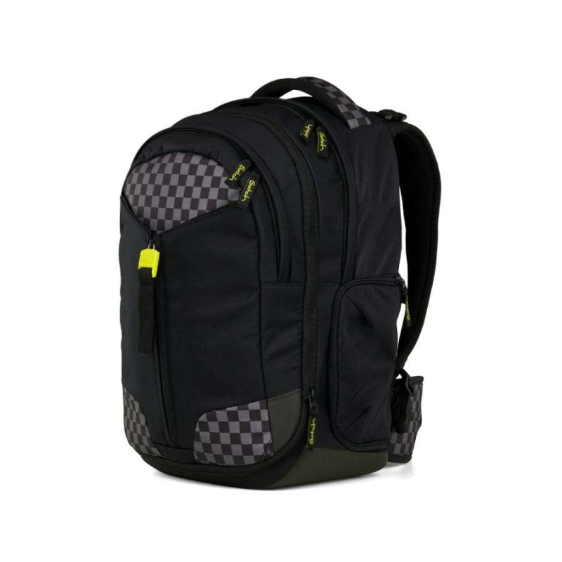 SATCH Schulrucksack MATCH (Modell 2025) - Dark Skate seitliche Front links