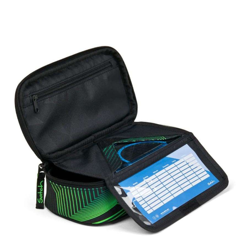 SATCH Schlamperbox in verschiedenen Farben - Seismic Green offen