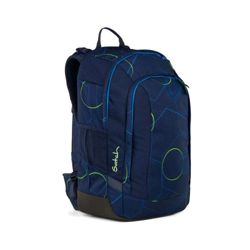 SATCH Schulrucksack AIR in verschiedenen Farben - Blue Tech seitliche Front rechts