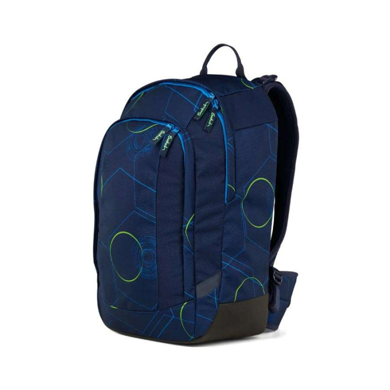 SATCH Schulrucksack AIR in verschiedenen Farben - Blue Tech seitliche Front links