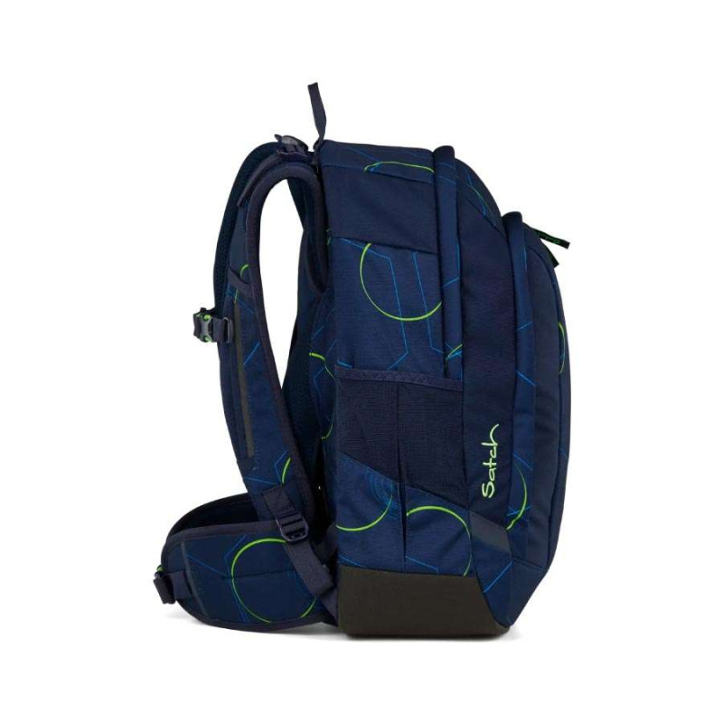 SATCH Schulrucksack AIR in verschiedenen Farben - Blue Tech seitlich rechts