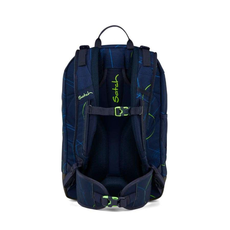 SATCH Schulrucksack AIR in verschiedenen Farben - Blue Tech Rückansicht