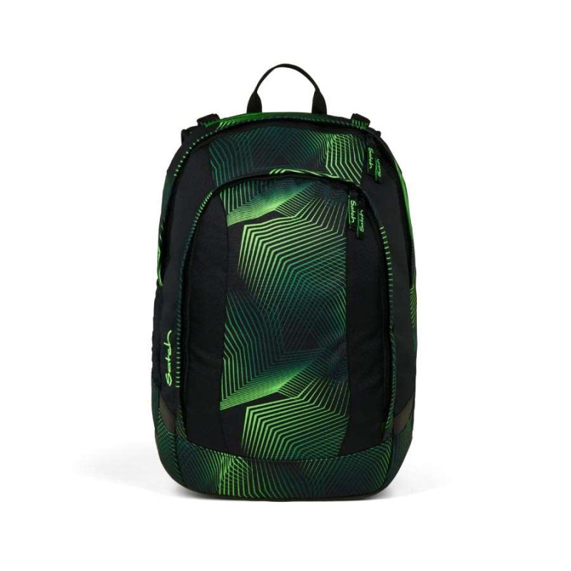 SATCH Schulrucksack AIR in verschiedenen Farben - Seismic Green Front