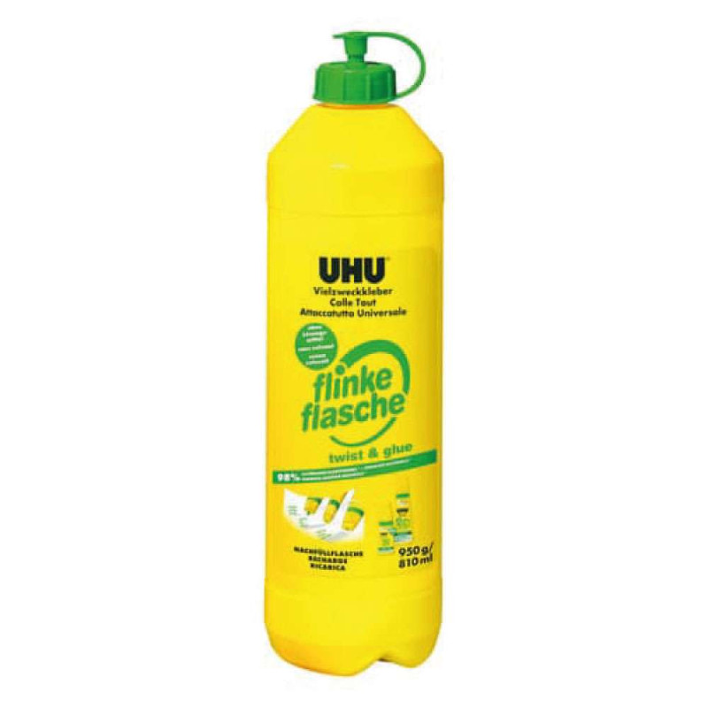UHU Alleskleber Flinke Flasche Nachfüllflasche, 950 g