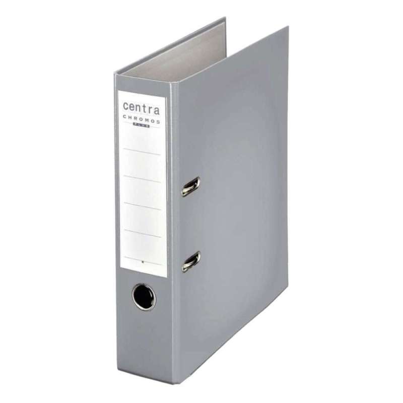 CENTRA Ordner Chromos 80 mm grau