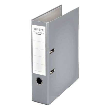CENTRA Ordner Chromos 80 mm grau