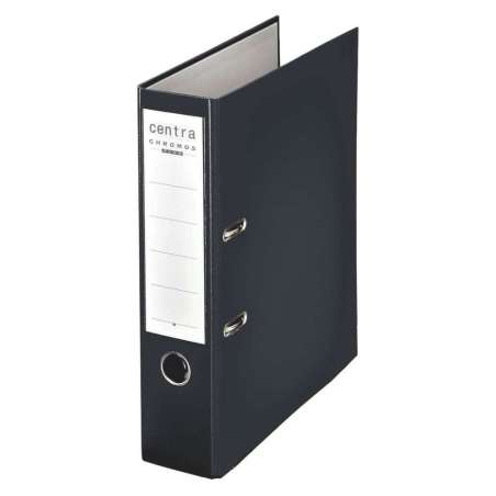 CENTRA Ordner Chromos 80 mm schwarz