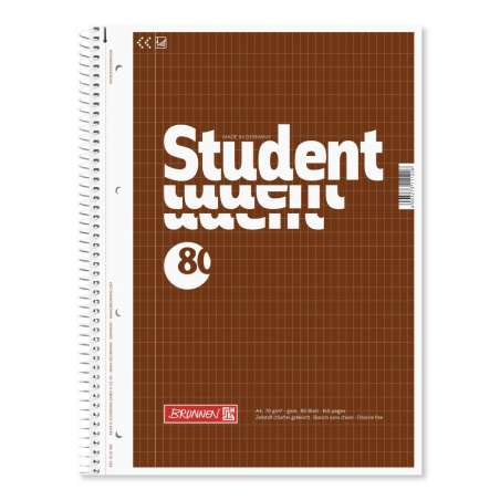 BRUNNEN Collegeblock A4 80 Blatt 70g/qm Lineatur 23