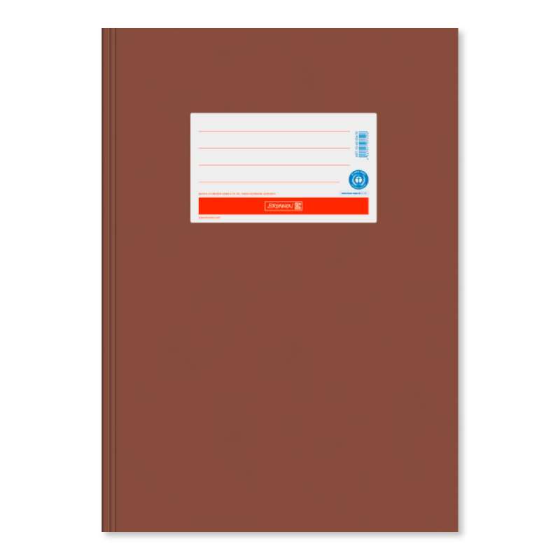 BRUNNEN Heftumschlag Heftschoner Papier A5 + A4 braun