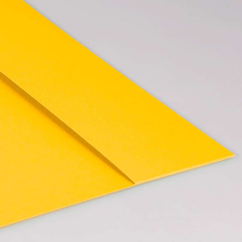 BRUNNEN Heftumschlag Heftschoner Innen Papier A5 + A4 goldgelb
