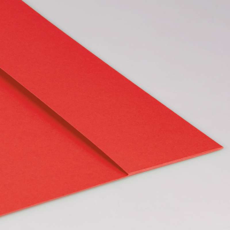 BRUNNEN Heftumschlag Heftschoner Innen Papier A5 + A4 rot