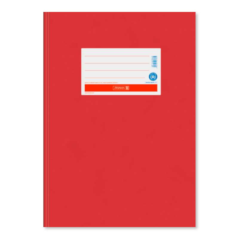 BRUNNEN Heftumschlag Heftschoner Papier A5 + A4 rot
