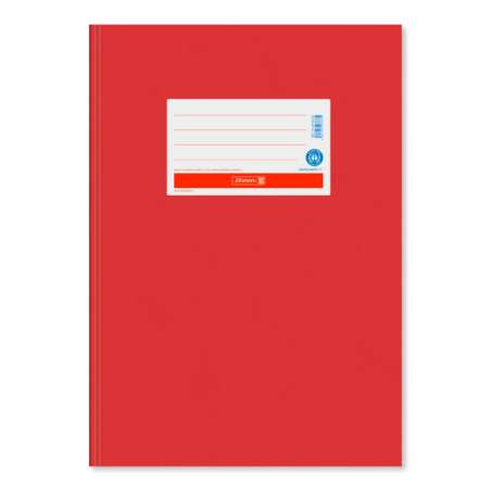BRUNNEN Heftumschlag Heftschoner Papier A5 + A4 rot