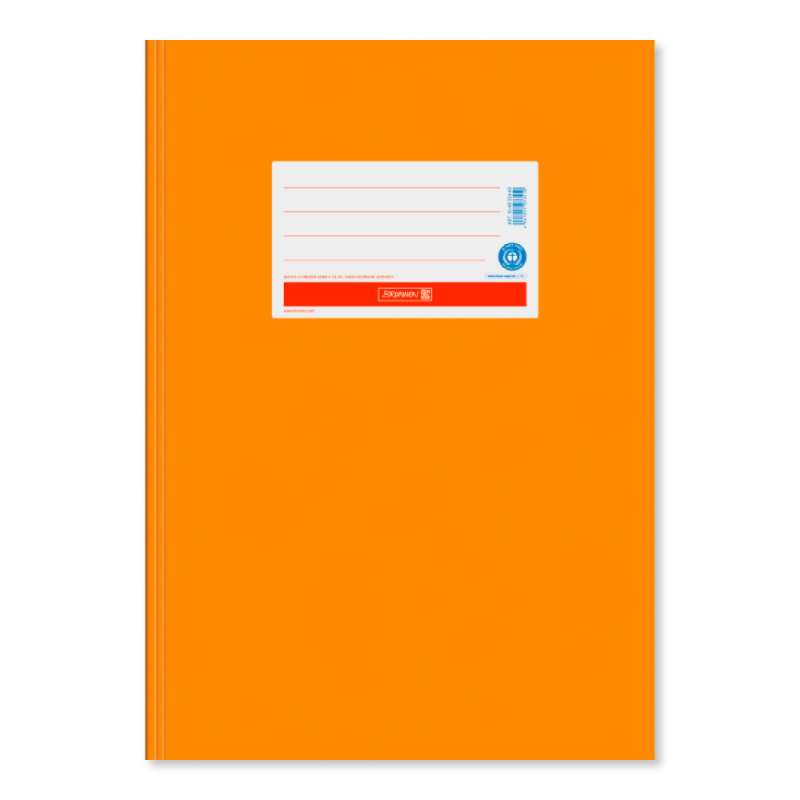 BRUNNEN Heftumschlag Heftschoner Papier A5 + A4 orange