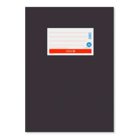 BRUNNEN Heftumschlag Heftschoner Papier A5 + A4 schwarz