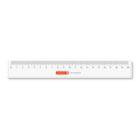 BRUNNEN Lineal glasklar 40cm
