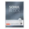 BRUNNEN Schulblock Premium Rand gelocht 90g/qm A4 Lineatur 26