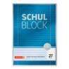 BRUNNEN Schulblock Premium Rand gelocht 90g/qm A4 Lineatur 27