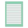 BRUNNEN Schulblock 80g/qm gelocht A5 50 Blatt Lineatur 2 Blattansicht