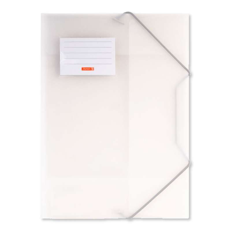 BRUNNEN Sammelmappe FACT! 3 Klappen translucente PP-Folie A4 artic