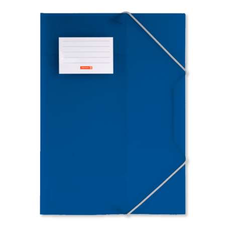 BRUNNEN Sammelmappe FACT! 3 Klappen translucente PP-Folie A4 blau