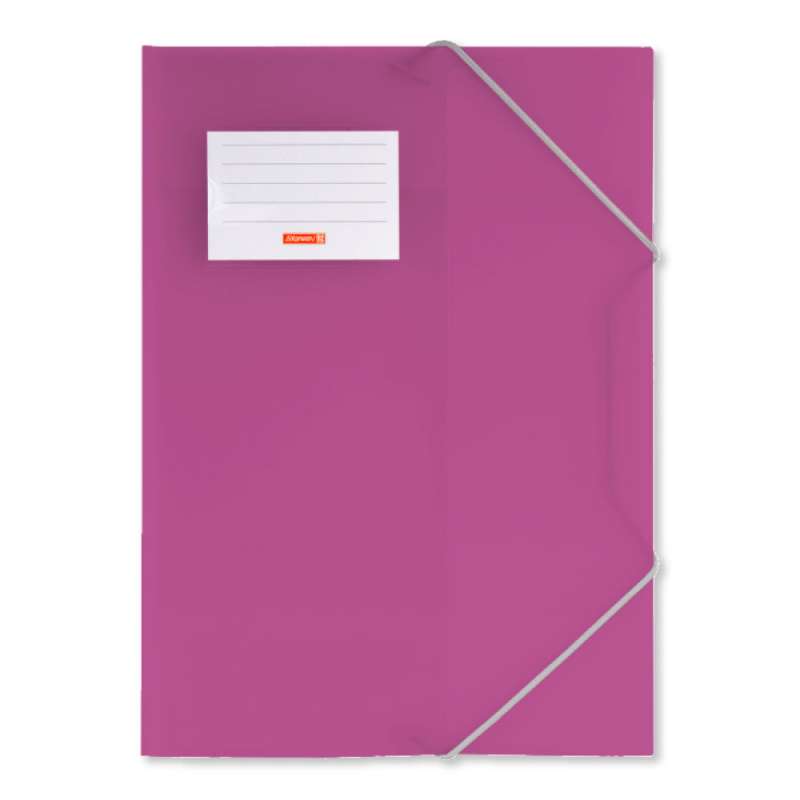 BRUNNEN Sammelmappe FACT! 3 Klappen translucente PP-Folie A4 lila