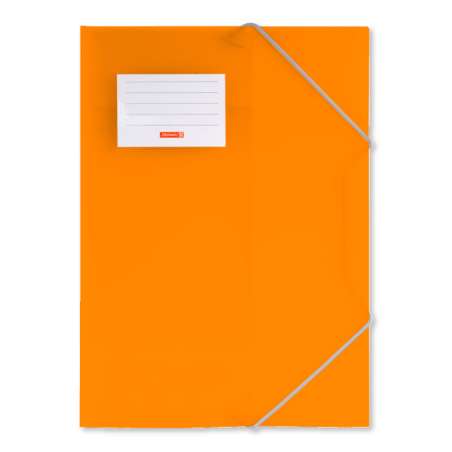 BRUNNEN Sammelmappe FACT! 3 Klappen translucente PP-Folie A4 orange