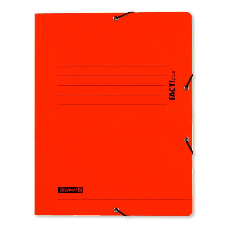BRUNNEN Sammelmappe FACT!plus Pappe A4 rot