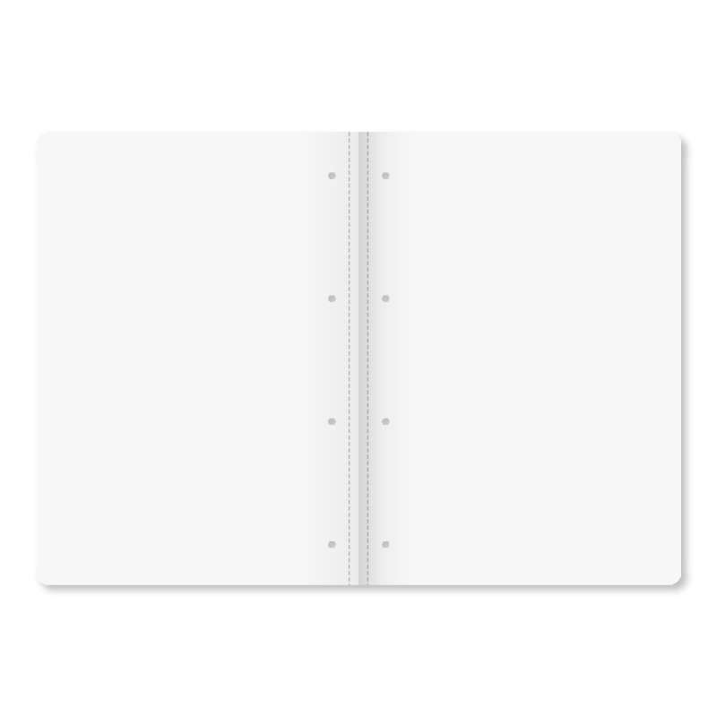 BRUNNEN Schulheft Vivendi - Perforation 4-fach-Lochung 16 Blatt A4 Lineatur 30 Innenansicht