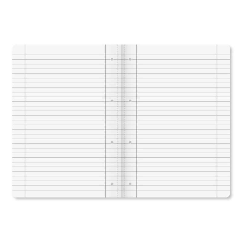 BRUNNEN Schulheft Vivendi - Perforation 4-fach-Lochung 16 Blatt A4 Lineatur 37 Innenansicht