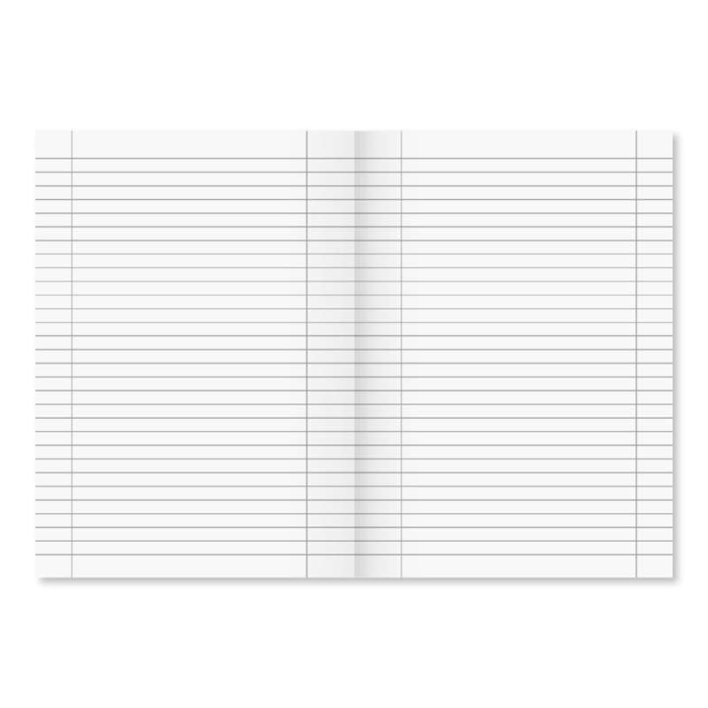 BRUNNEN Schulheft FSC A4 -16 Blatt Lineatur 27 Innenansicht