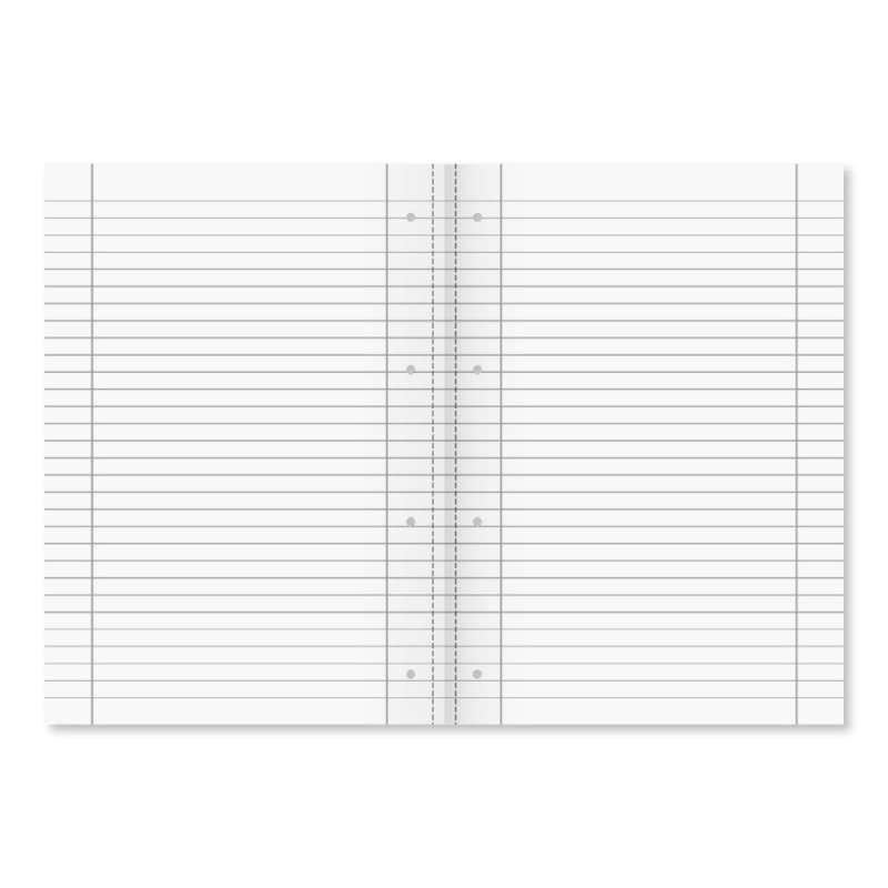 BRUNNEN Schulheft FSC - Perforation 4-fach-Lochung 16 Blatt A4 Lineatur 37 Innenansicht