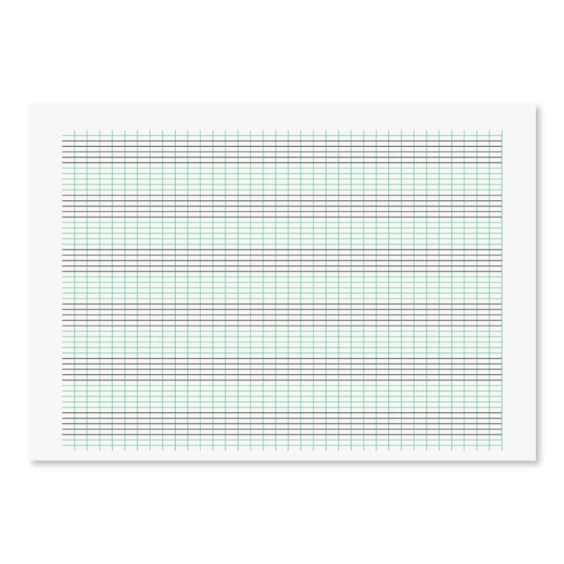 BRUNNEN Notenheft Star A5 quer - 80g/m2 8 Blatt Lineatur 14 Innenansicht