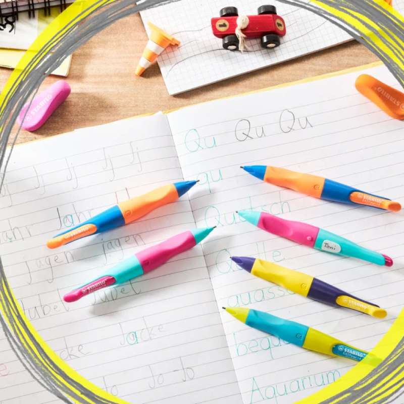 STABILO ergonomischer Druckbleistift EASYergo 1.4 alle Farben für Rechts- & Linkshänder
