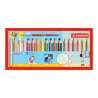 STABILO Buntstift, Wasserfarbe & Wachsmalkreide woody 3 in 1 18er Set Pastellfarben + Spitzer