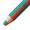 STABILO Buntstifte/Wachsmalstifte woody 3 in 1 duo Einzelstift STABILOrot/dunkelgrün Mine