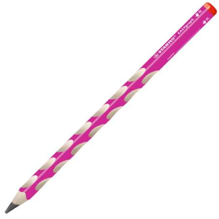 STABILO ergonomischer Bleistift EASYgraph rechtshändig pink