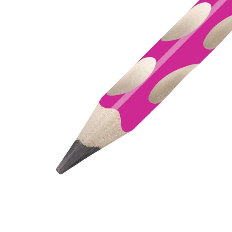 STABILO ergonomischer Bleistift EASYgraph rechtshändig pink Mine