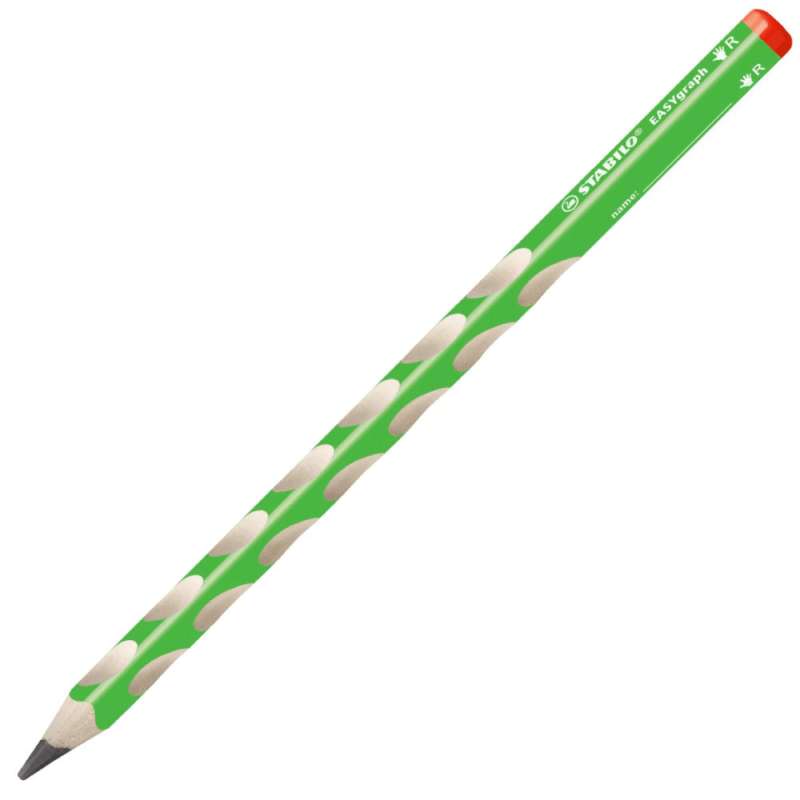 STABILO ergonomischer Bleistift EASYgraph rechtshändig grün