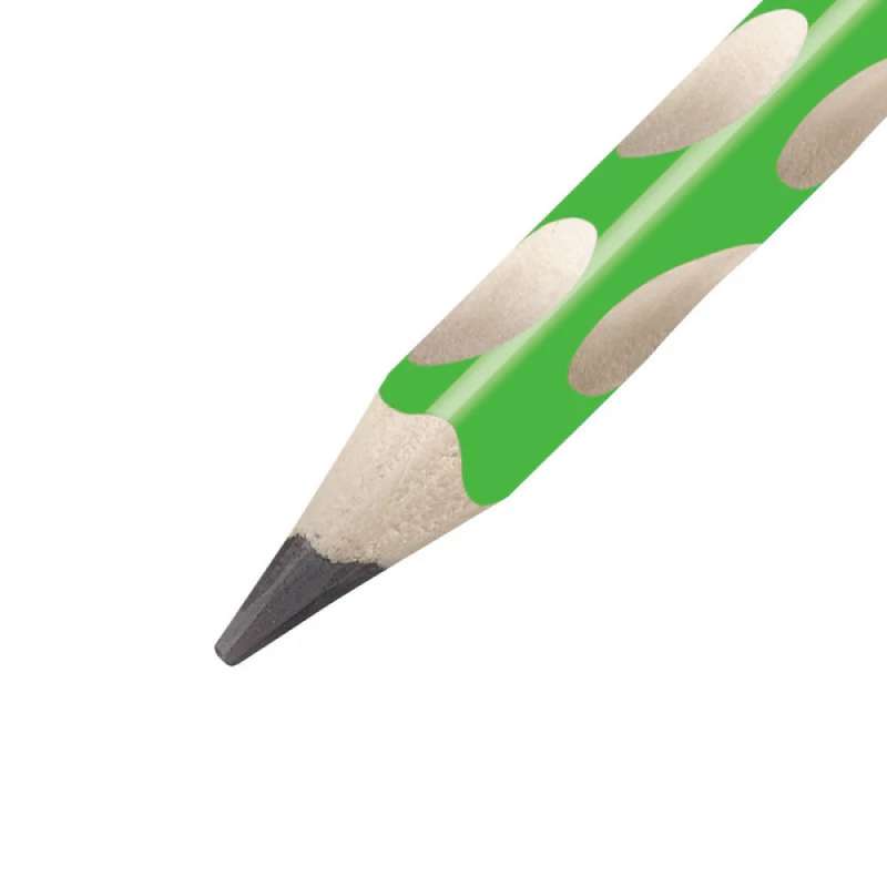 STABILO ergonomischer Bleistift EASYgraph rechtshändig grün Mine