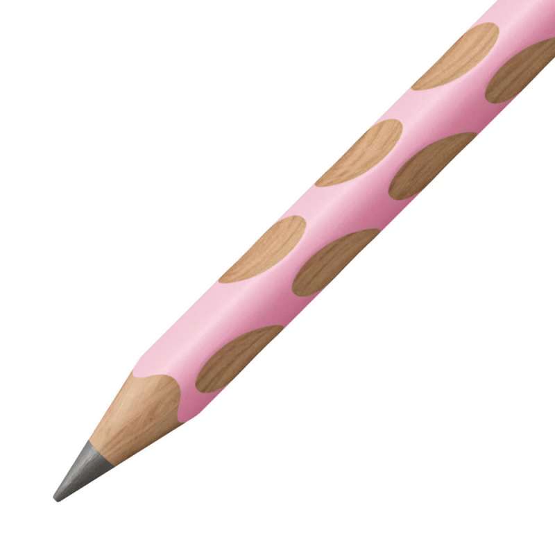 STABILO ergonomischer Bleistift EASYgraph pastell Einzelstift rechtshändig pastellpink Mine