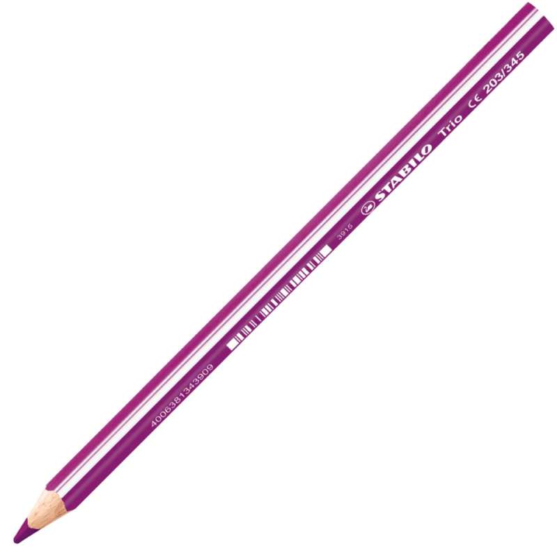 STABILO Buntstift Trio dick Einzelstift rotviolett