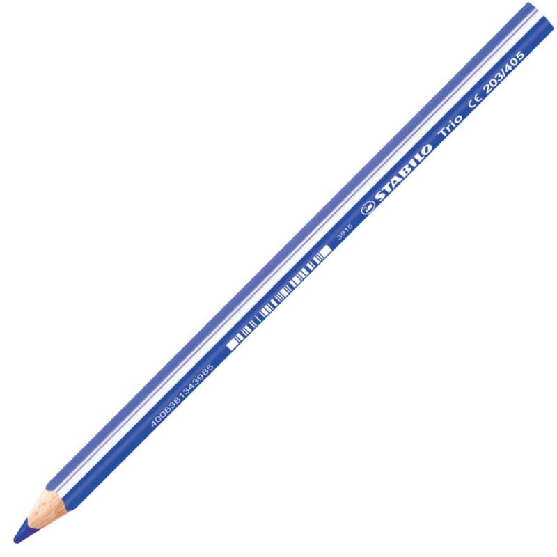STABILO Buntstift Trio dick Einzelstift ultramarineblau
