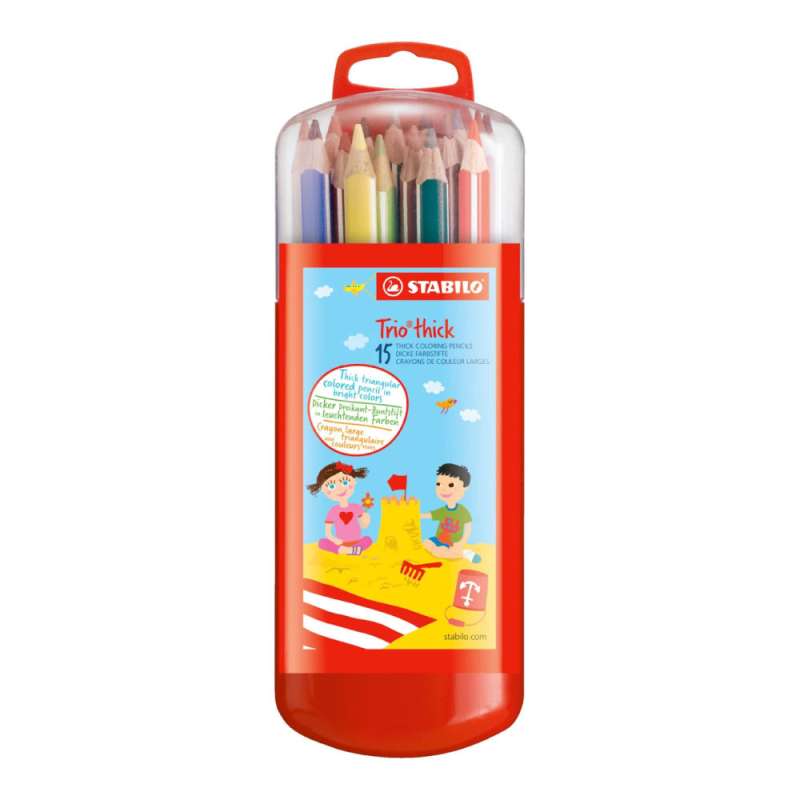 STABILO Buntstift Trio dick 15er Set