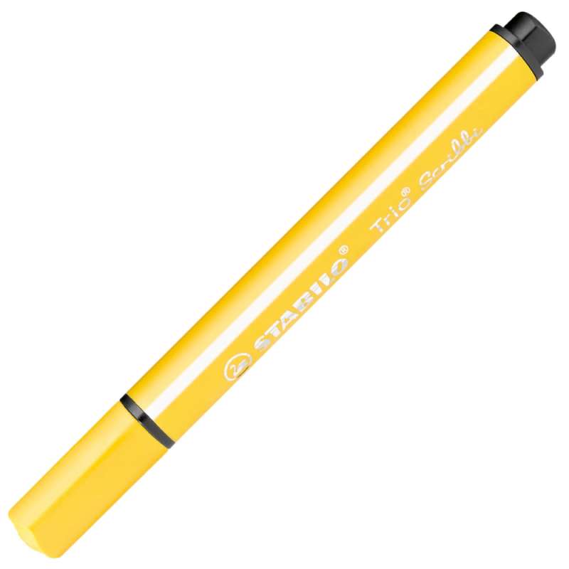 STABILO Filzstift Trio Scribbi Einzelstift gelb