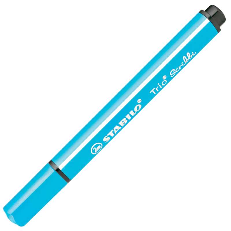 STABILO Filzstift Trio Scribbi Einzelstift hellblau