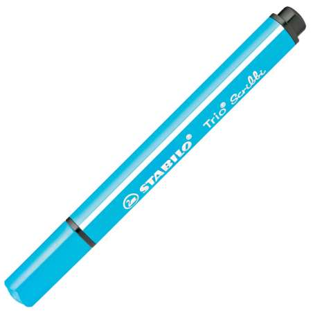 STABILO Filzstift Trio Scribbi Einzelstift hellblau